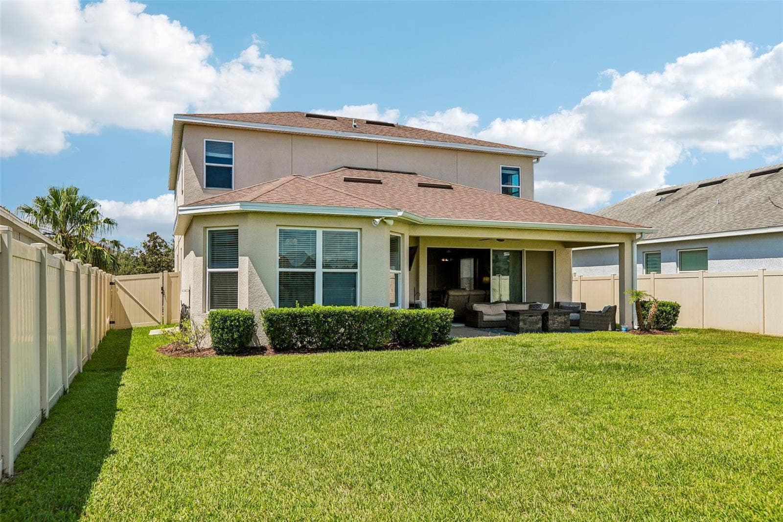 17628 BRIGHT WHEAT DRIVE, Lithia, FL 33547 View of the back of the home