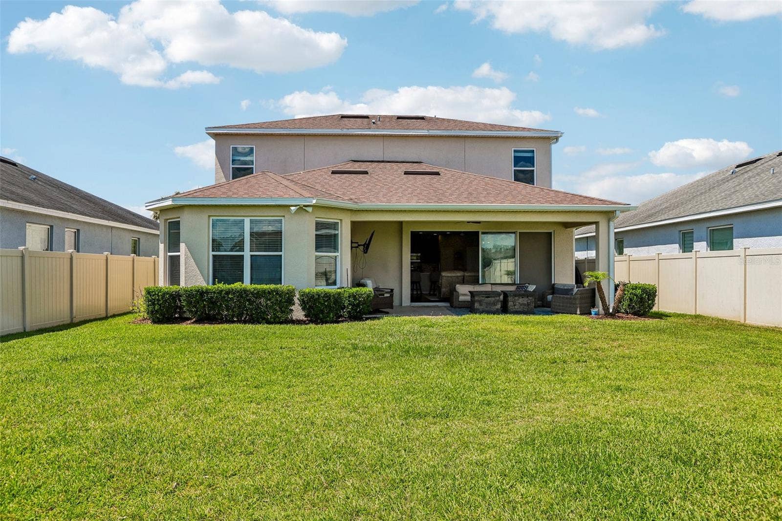 17628 BRIGHT WHEAT DRIVE, Lithia, FL 33547 View of the back of the home