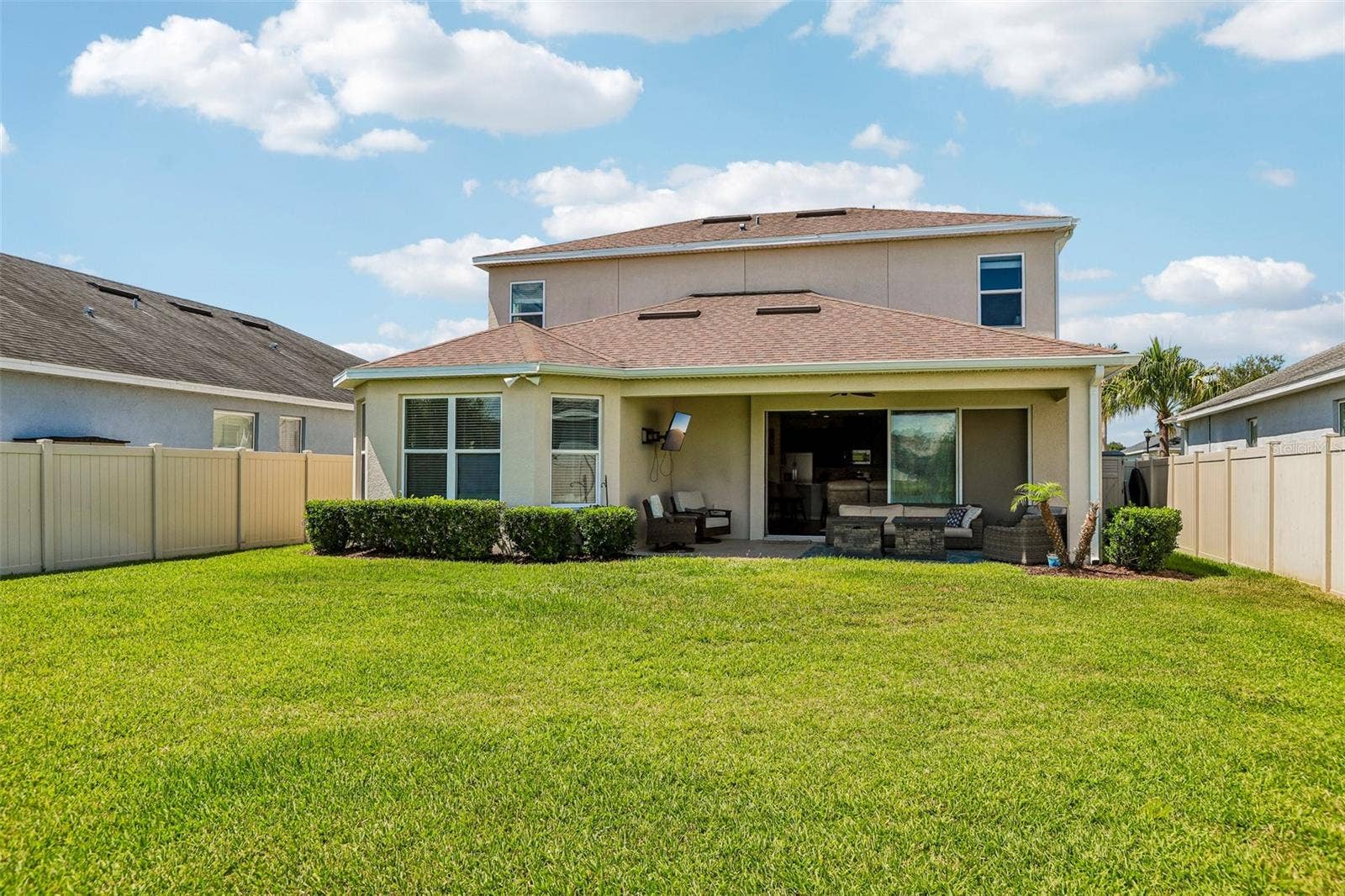 17628 BRIGHT WHEAT DRIVE, Lithia, FL 33547 View of the back of the home