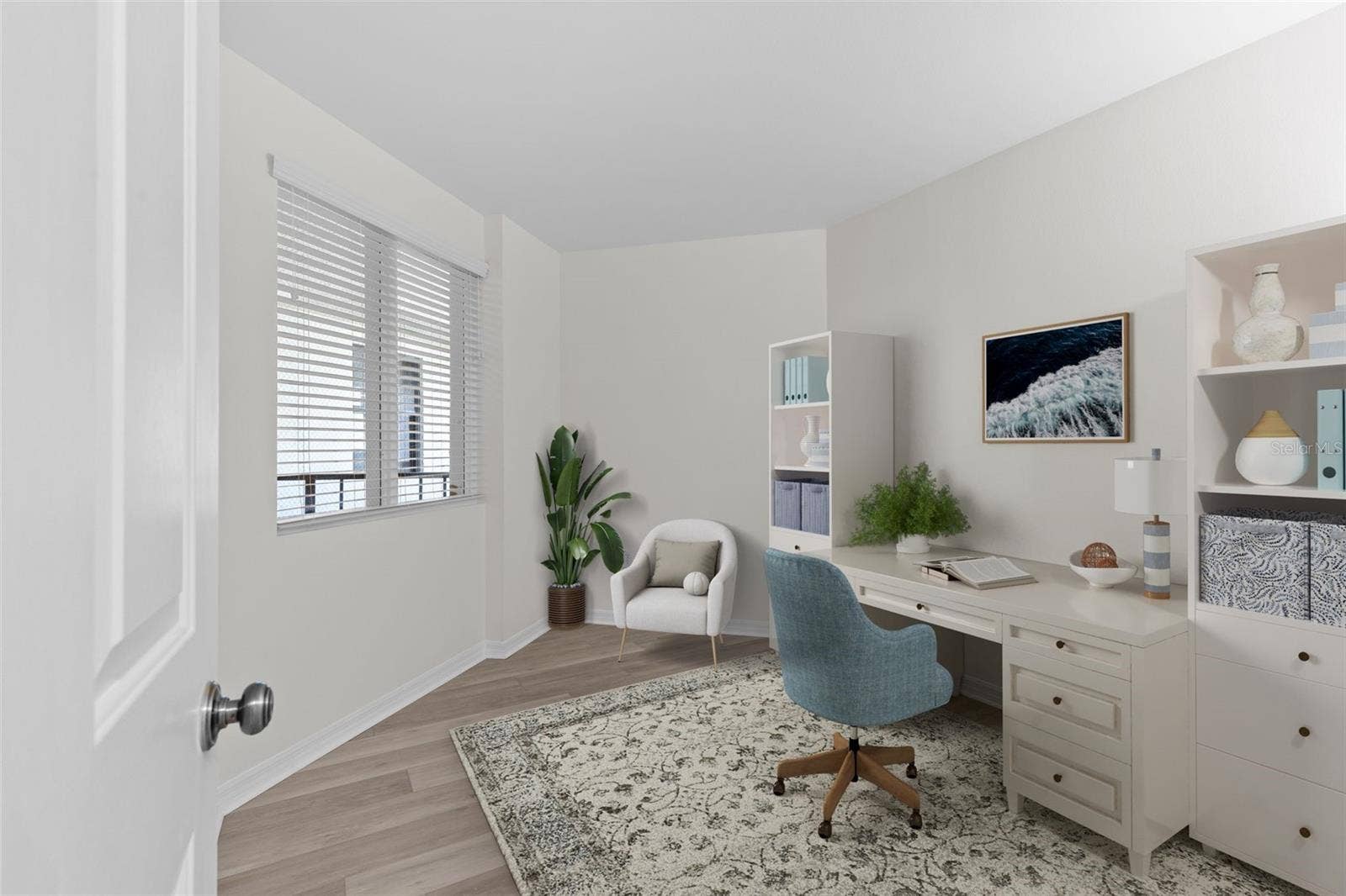 Office/ Den Staged
