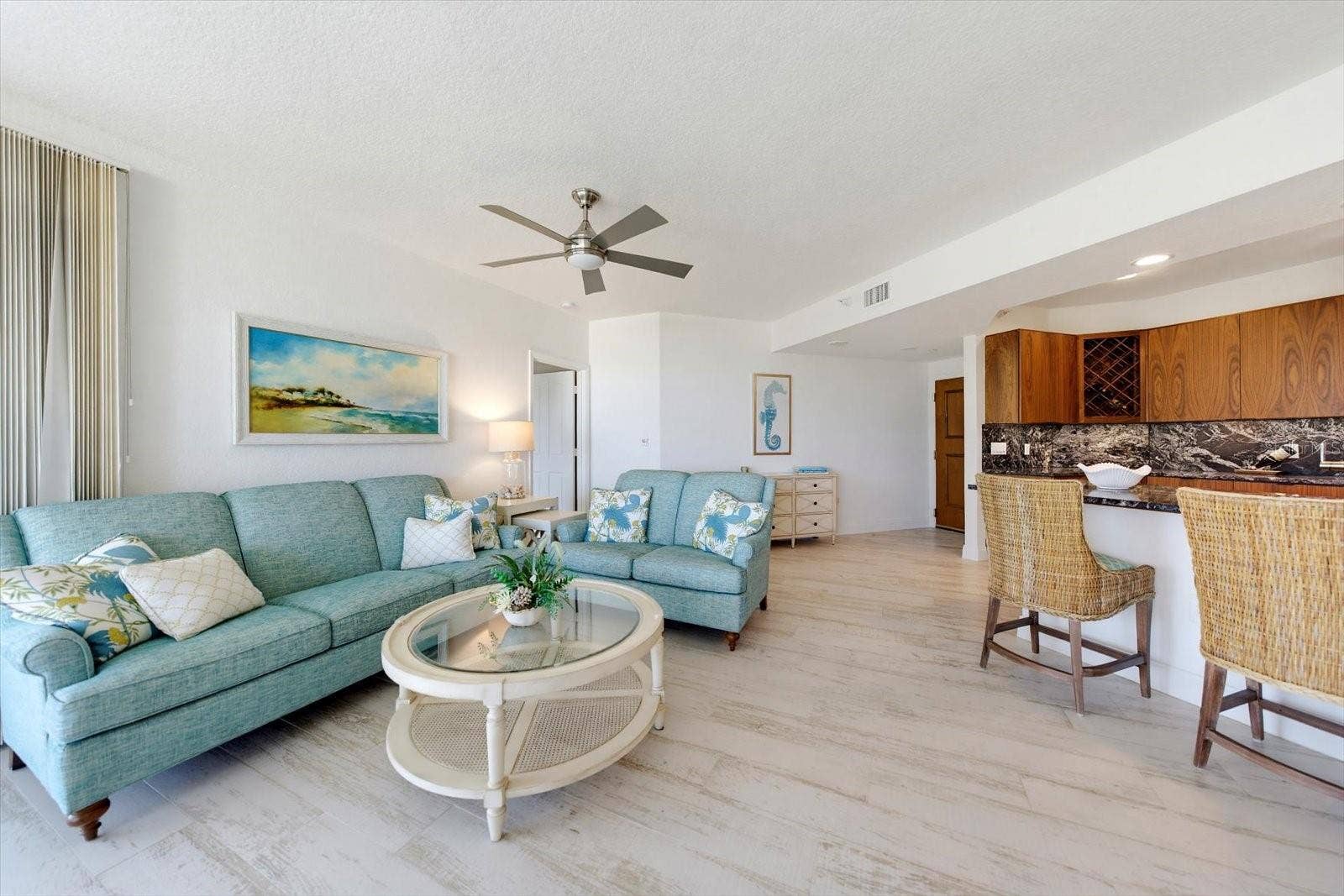 1170 GULF BOULEVARD, #404, Clearwater Beach, FL 33767 With this open floorplan, this home feels light, airy & coastal. A perfect place to relax or gather.