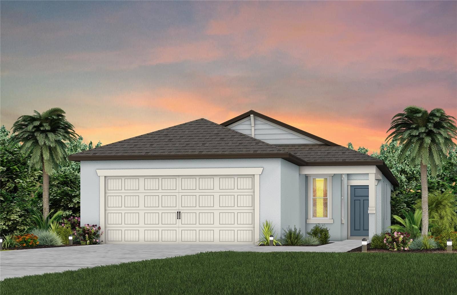 5518 FREESIA DRIVE, Lakeland, FL 33811 Exterior Rendering, Elevation C1