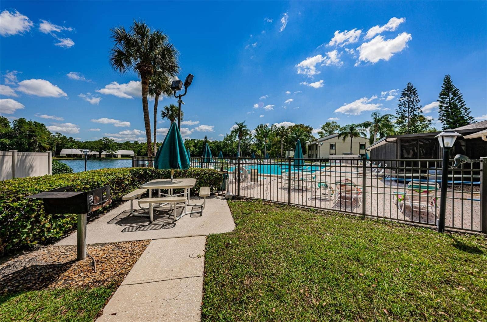 1333 SHADY PINE WAY, #F, Tarpon Springs, FL 34688 Grill Area