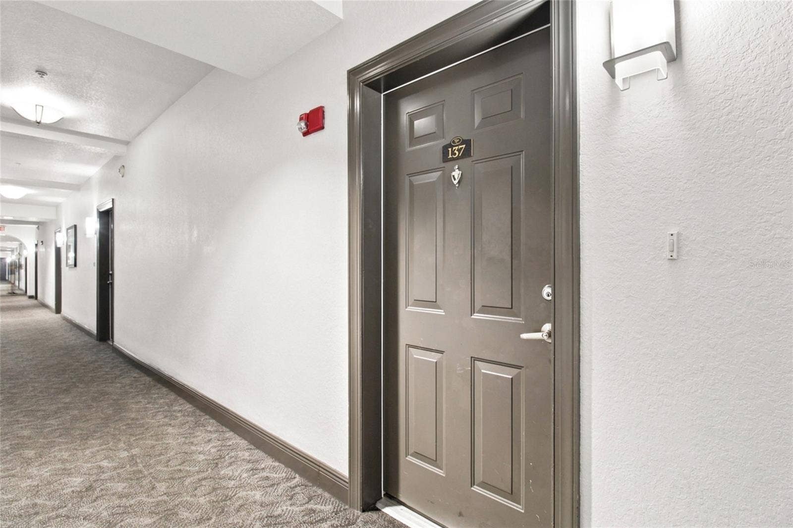 700 S HARBOUR ISLAND BOULEVARD, #137, Tampa, FL 33602 Entry Door to Condo Unit #137