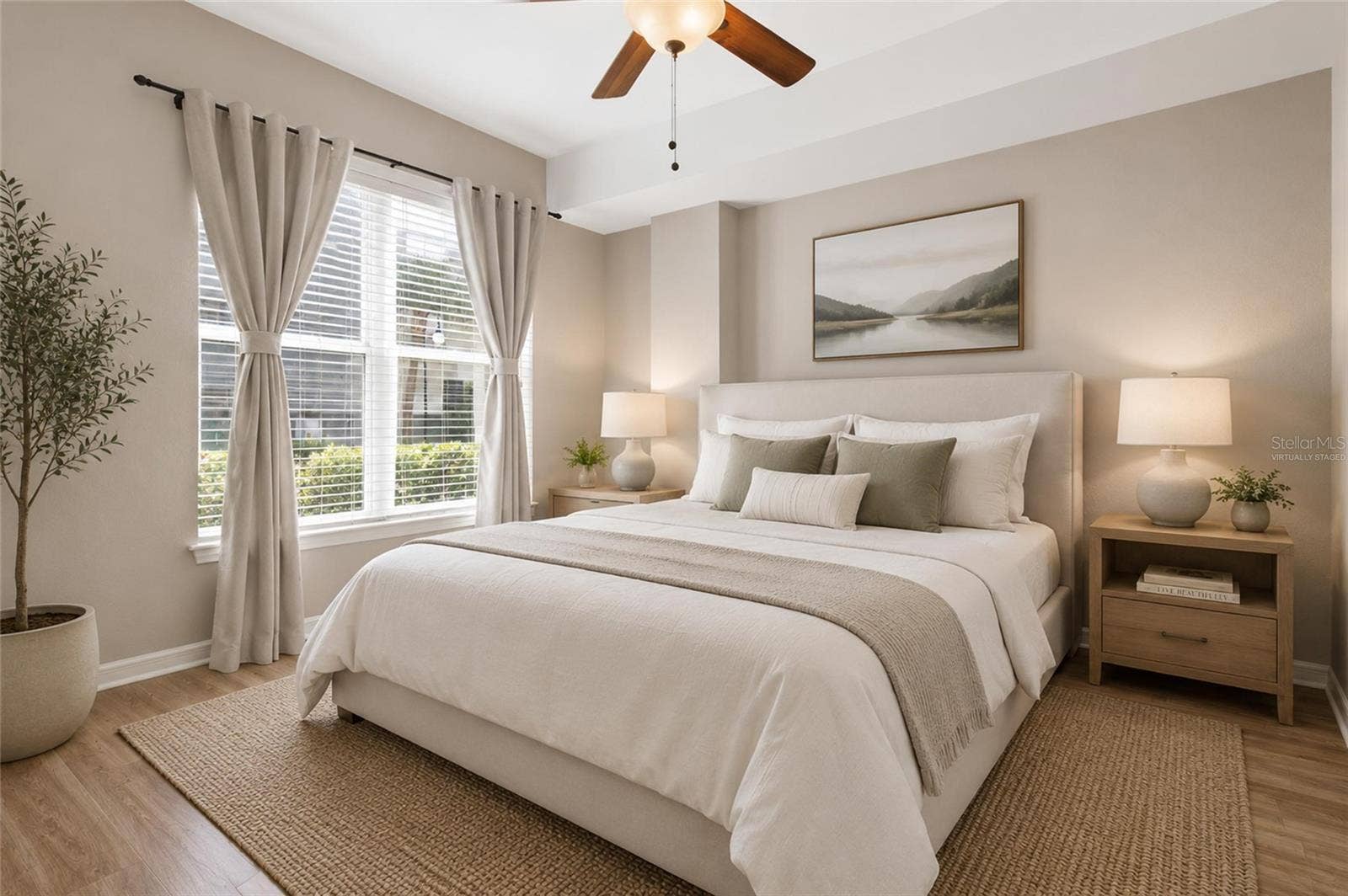 700 S HARBOUR ISLAND BOULEVARD, #137, Tampa, FL 33602 Virtually Staged - Master Bedroom on 1st floor