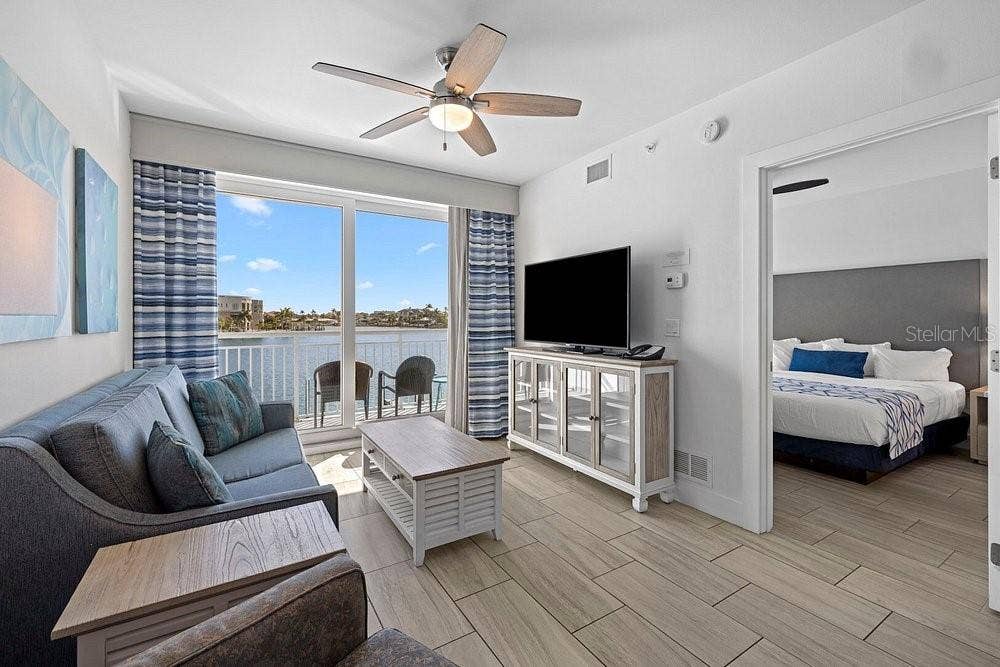 10091 GULF BOULEVARD, #203E, Treasure Island, FL 33706 Sold Fully Furnished.
