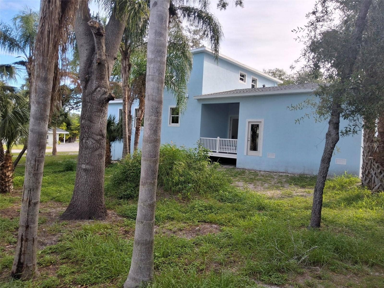 Alley view of back and side yard