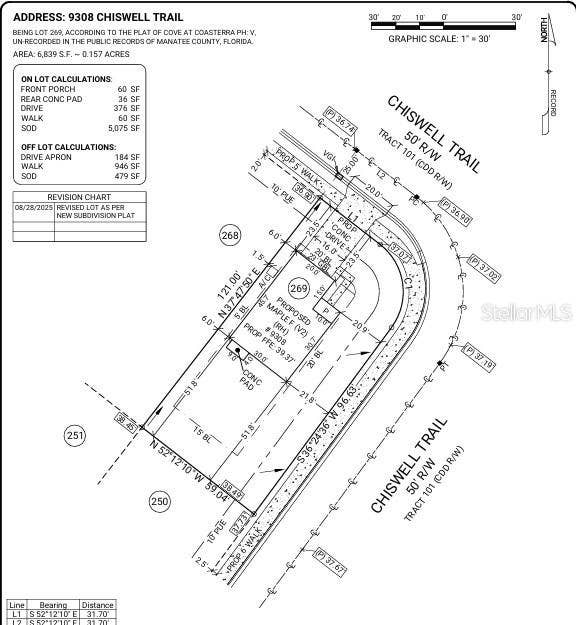 9308 CHISWELL TRAIL, Palmetto, FL 34221 9308 Chiswell Trail Plot Plan