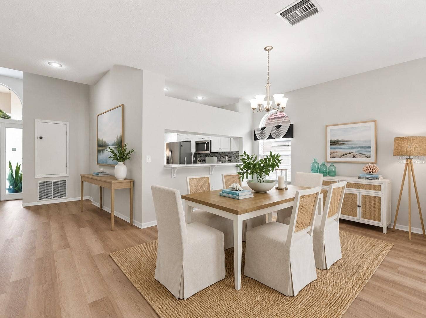 1333 LINDENWOOD DRIVE, Tarpon Springs, FL 34688 Virtually Staged Dining Room