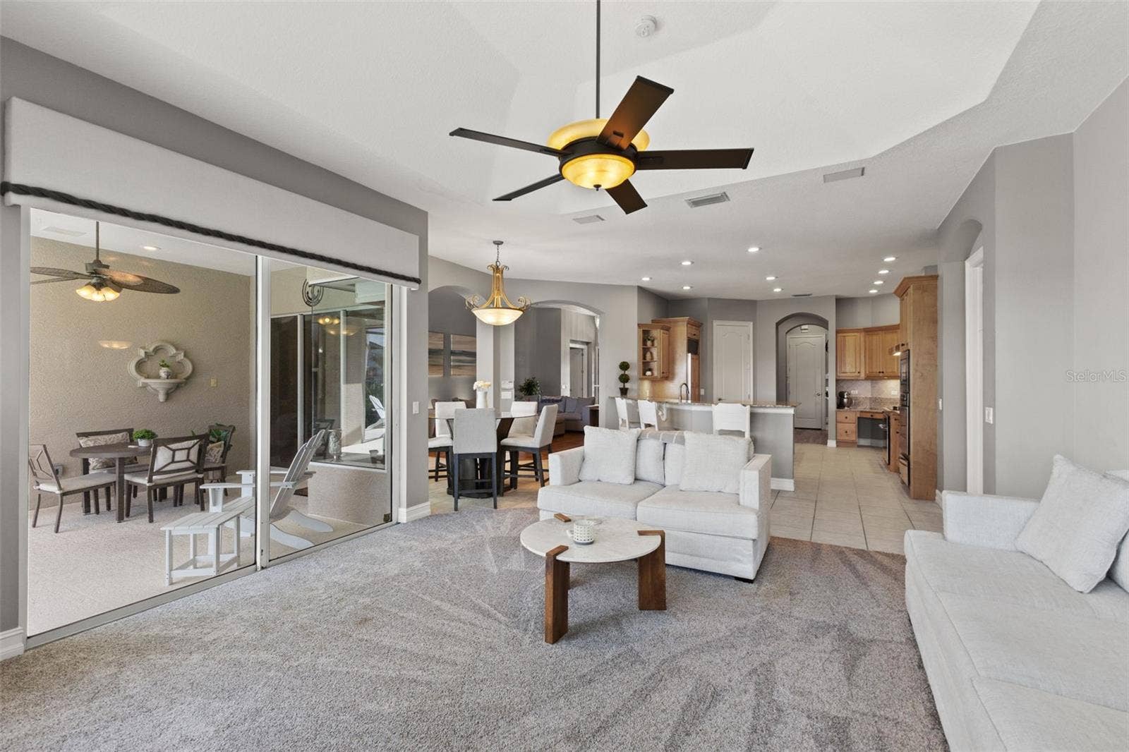1105 3RD STREET E, Palmetto, FL 34221 Outdoor views pouring into the living area