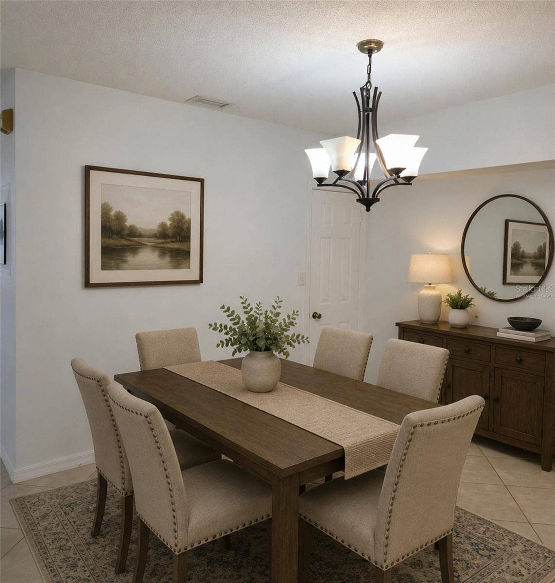 734 KENSINGTON LAKE CIR, #BRANDON, Brandon, FL 33511 Virtually Staged Dining Room