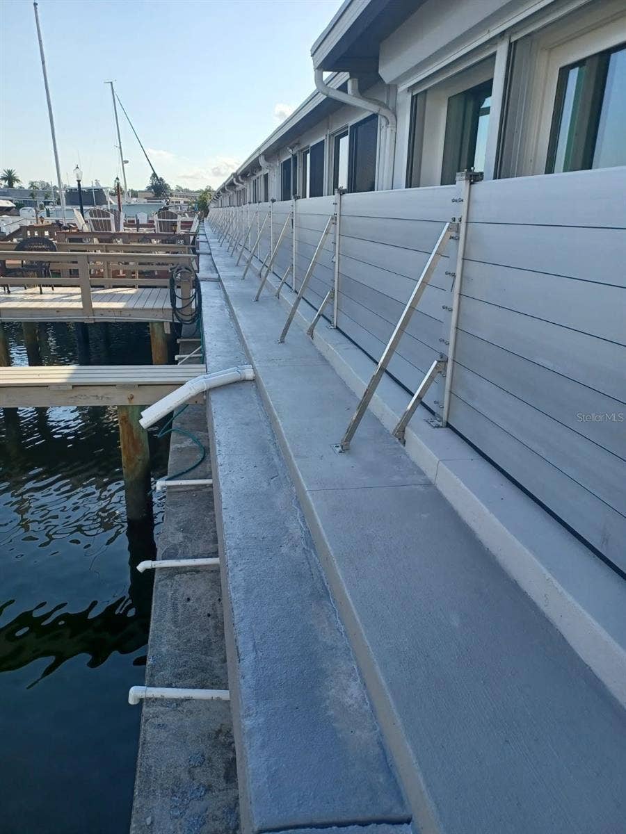 Garrison Barriers installed at back of property