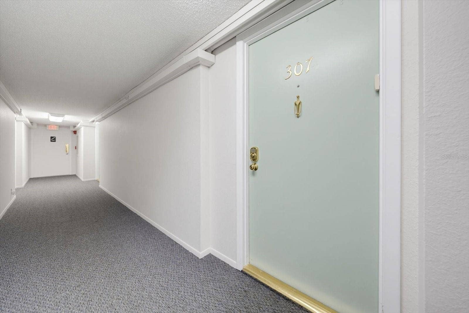 255 DOLPHIN POINT, #307, Clearwater Beach, FL 33767 Condo Hallway-Welcome to #307!