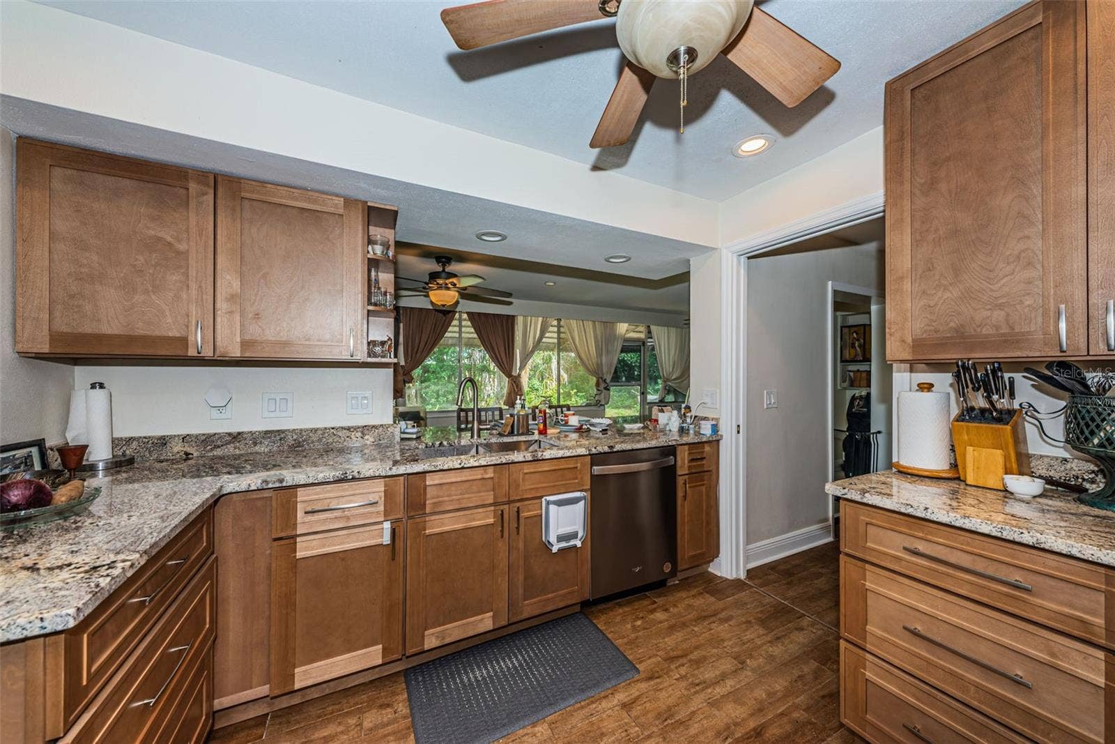 5230 VENETIAN BOULEVARD NE, St Petersburg, FL 33703 Updated kitchen with soft brown cabinets