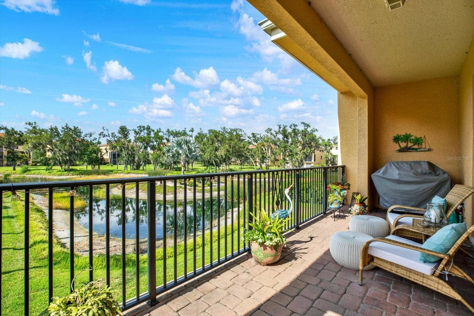 1226 3RD STREET CIRCLE E, Palmetto, FL 34221 View from main level balcony