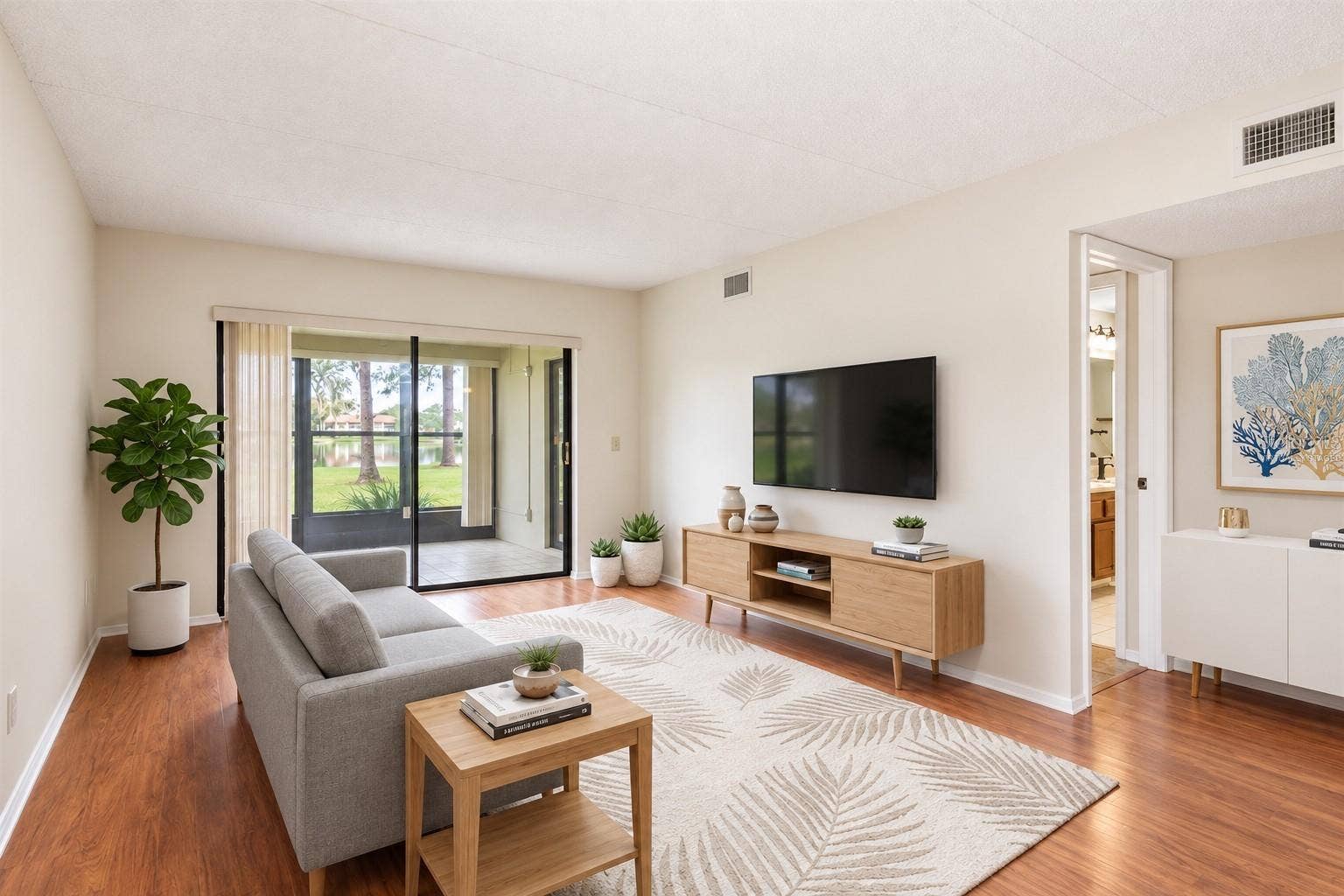 10 WOODLAKE PLACE, Oldsmar, FL 34677 Living Room- Virtually Staged