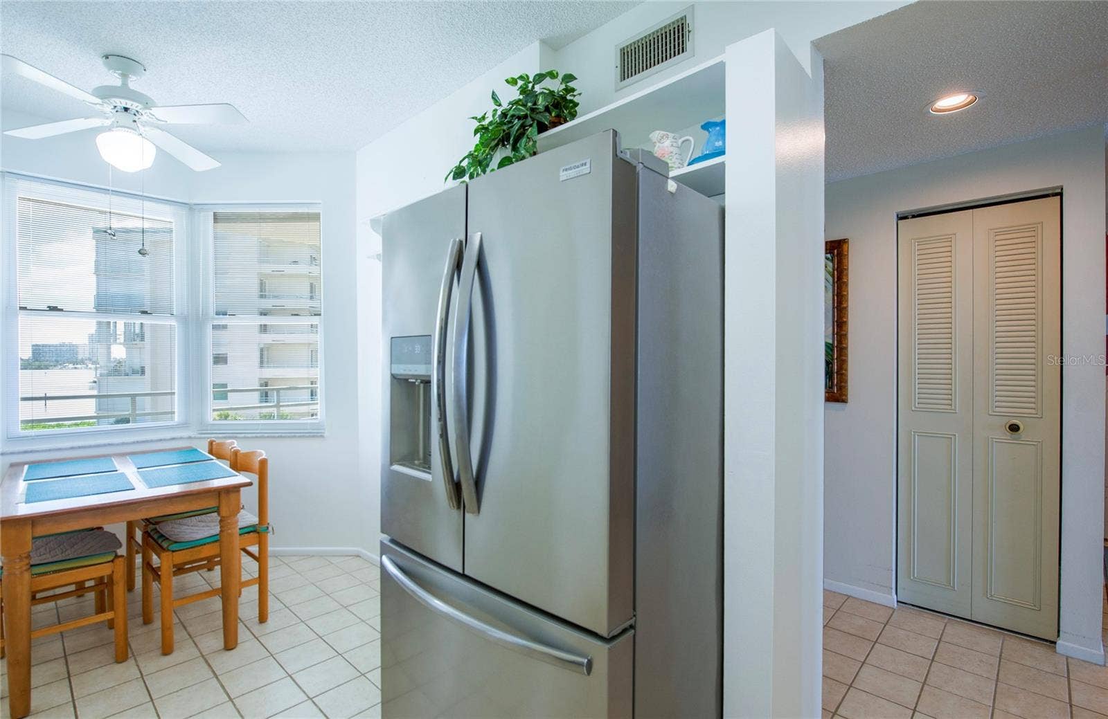 Kitchen with tile flooring