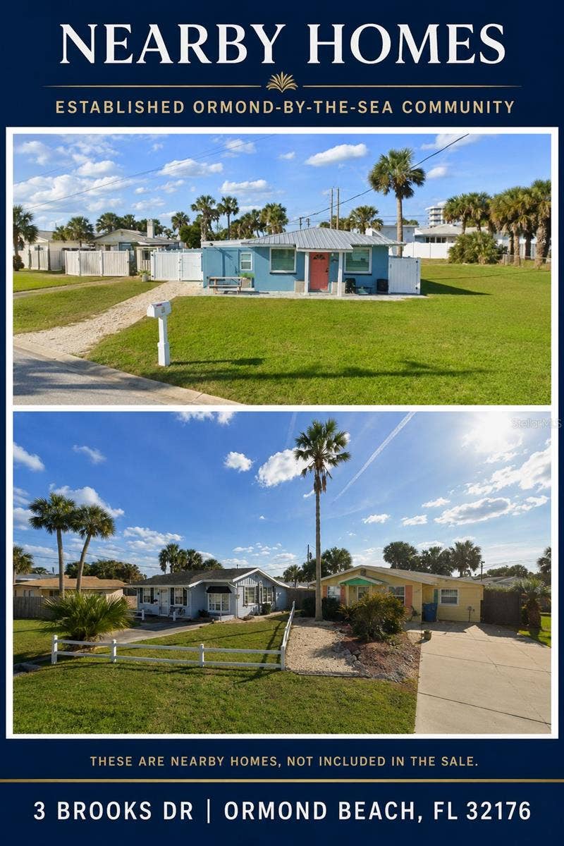 3 BROOKS DRIVE, Ormond Beach, FL 32176 3 BROOKS DRIVE, Ormond Beach, FL 32176