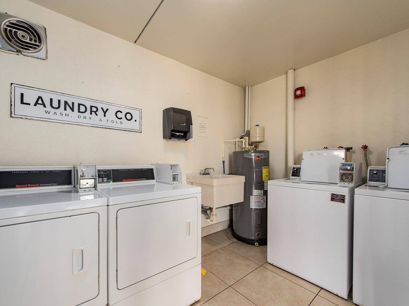 Laundry room on each floor