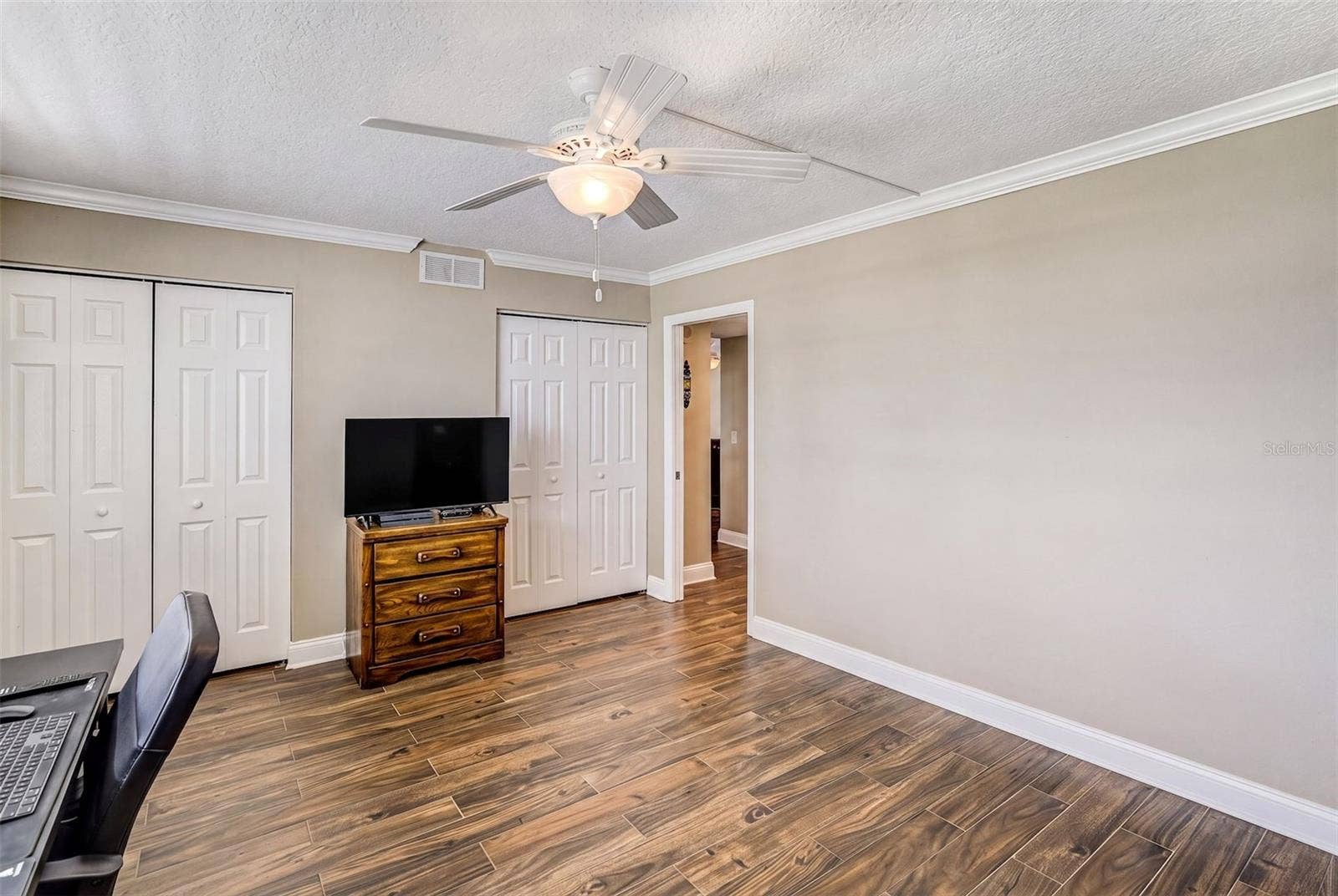1581 GULF BOULEVARD, #203N, Clearwater Beach, FL 33767 2nd Bedroom With Ample Closet Space