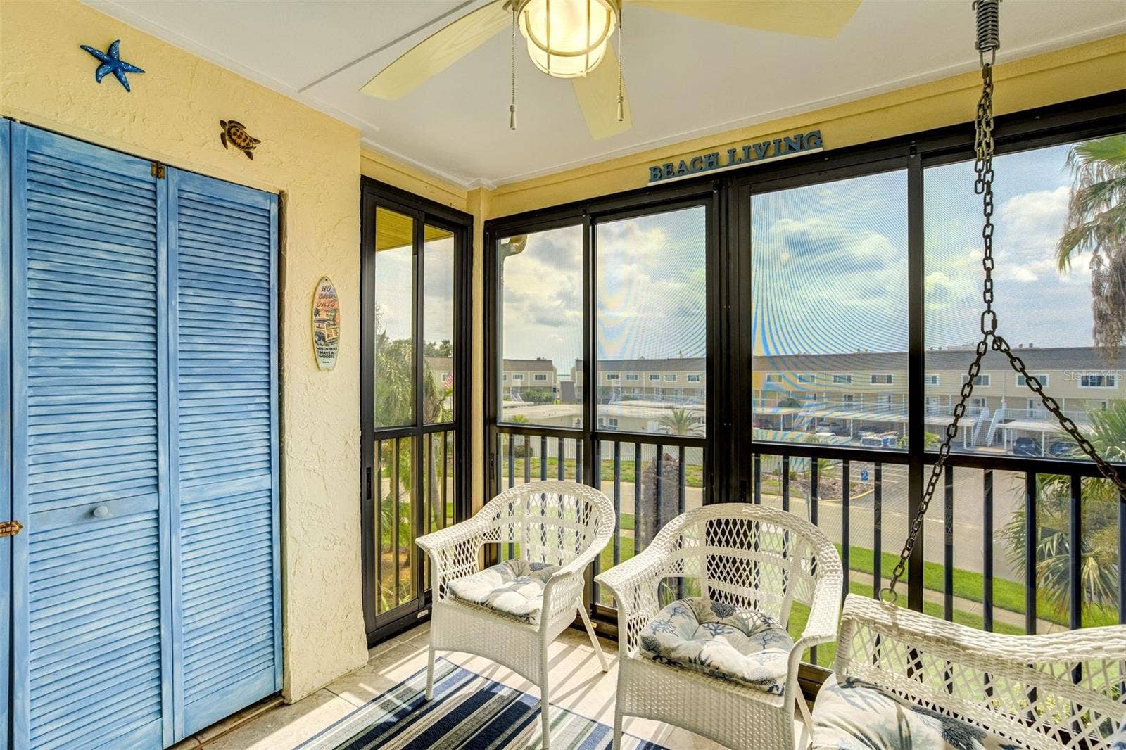 460 S PAULA DRIVE, #108, Dunedin, FL 34698 Enclosed Porch With Laundry Closet