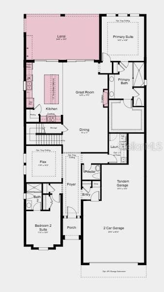 Additional Highlights Include: Whole house impact windows, 10' ceilings at 1st floor, tray ceiling pkg, 8' interior doors, rain shower head at primary shower, outdoor kitchen rough-in, and whole house stair rail with straight metal spindles