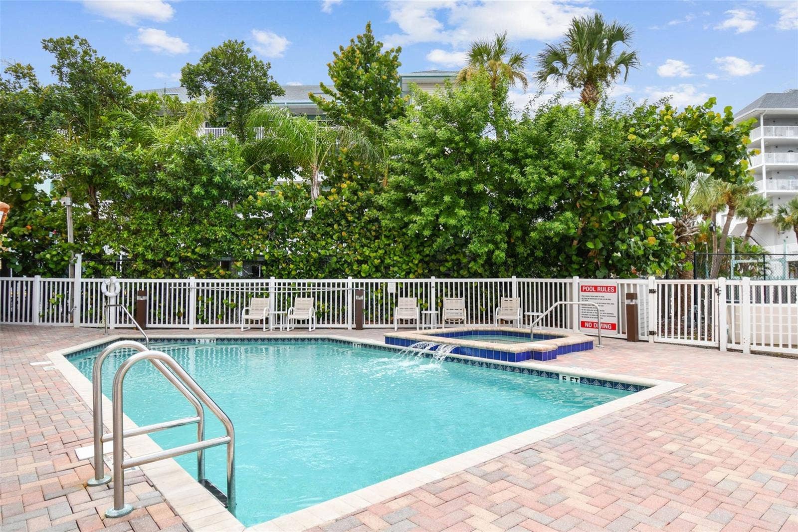530 S GULFVIEW BOULEVARD, #304, Clearwater Beach, FL 33767 Bayside pool is perfect for lounging and cooling off after a day at the beach!