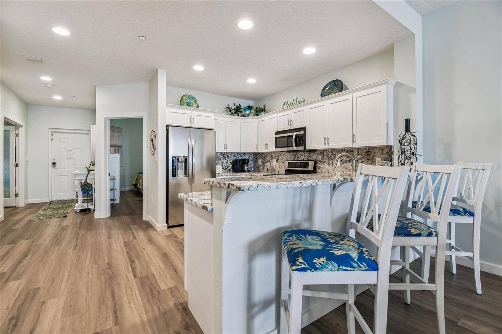 530 S GULFVIEW BOULEVARD, #304, Clearwater Beach, FL 33767 Maintenance-free LVP flooring throughout main areas