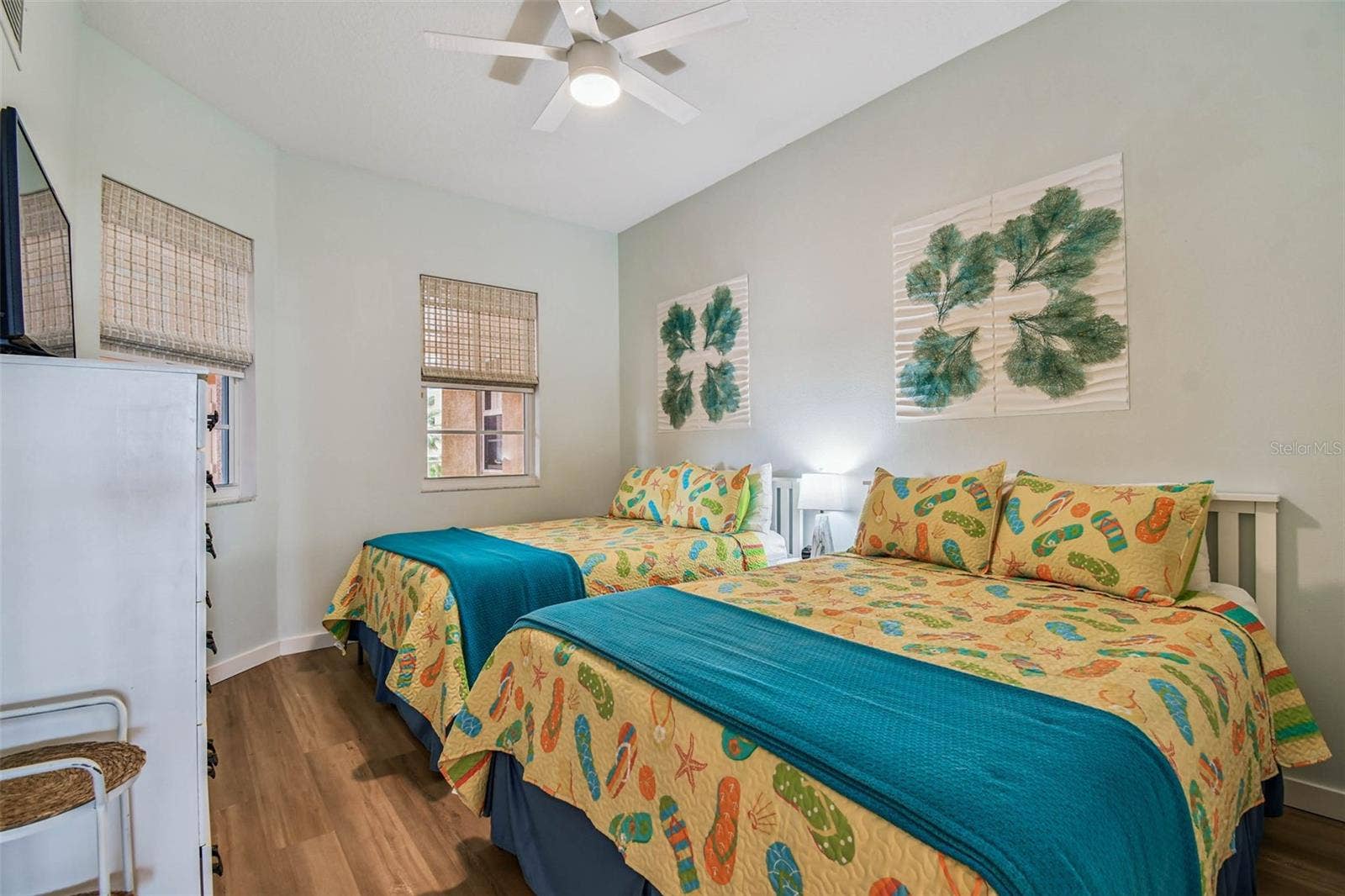 530 S GULFVIEW BOULEVARD, #304, Clearwater Beach, FL 33767 2nd bedroom features 2 queen size beds