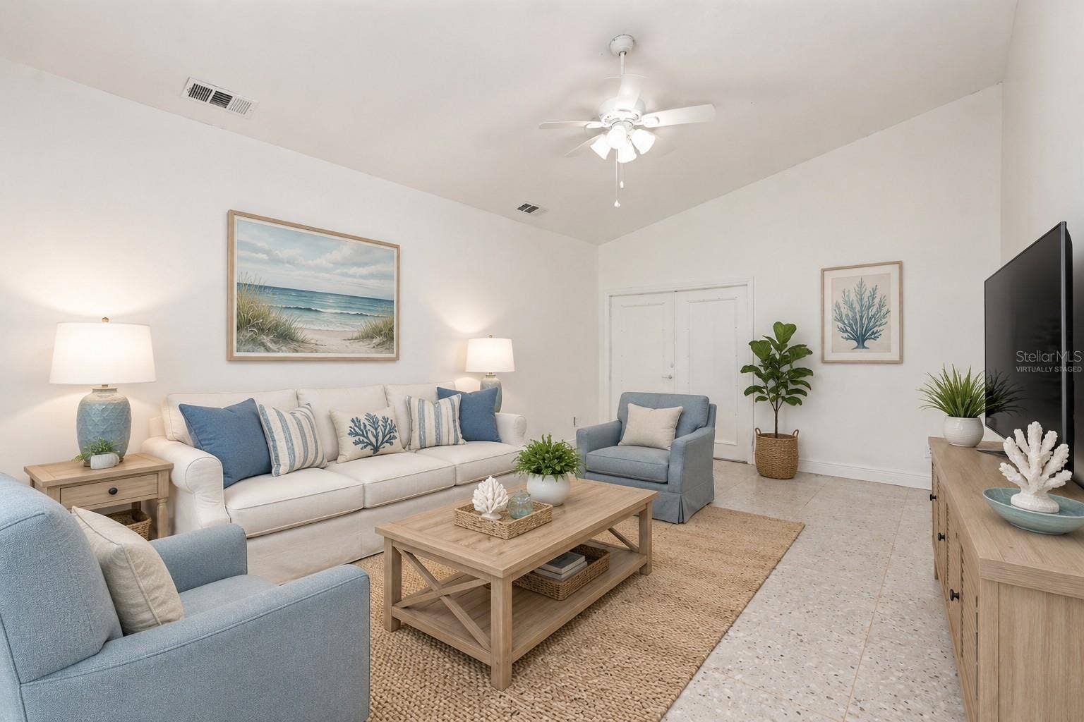 Great Room Virtually Staged
