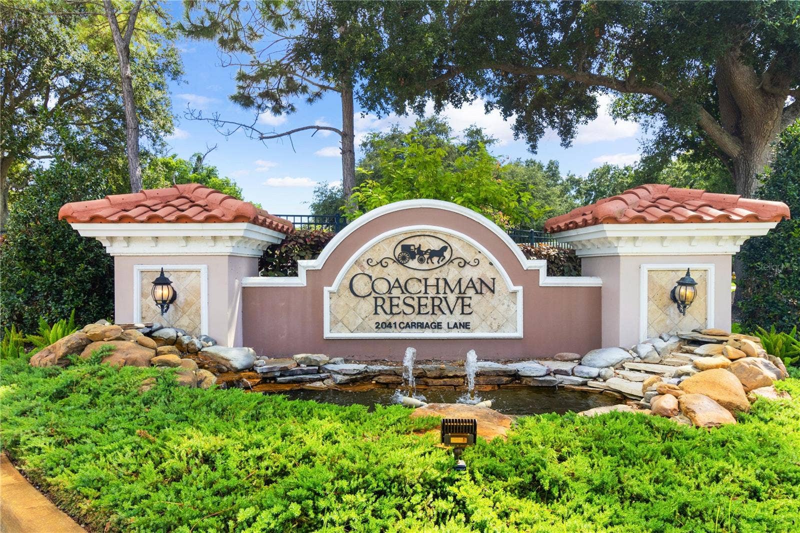 852 LANTERN WAY, Clearwater, FL 33765 community gate entrance