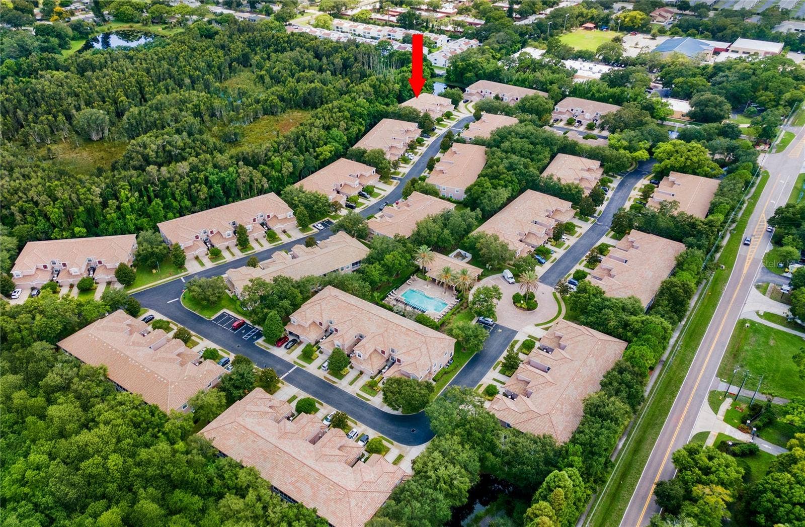852 LANTERN WAY, Clearwater, FL 33765 aerial