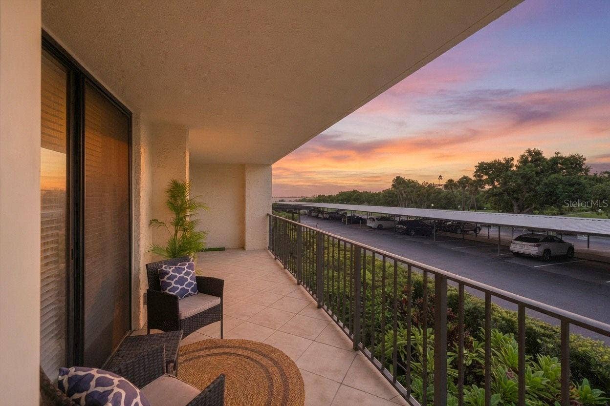 100 OAKMONT LANE, #204, Belleair, FL 33756 Balcony View