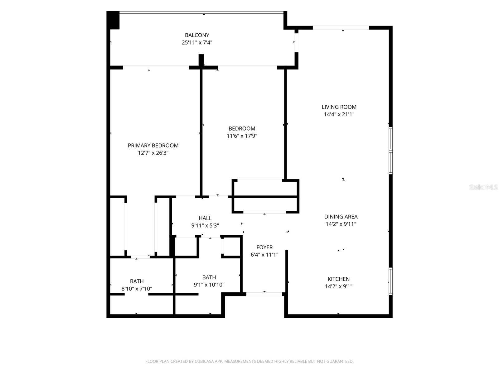 100 OAKMONT LANE, #204, Belleair, FL 33756 Floor Plan