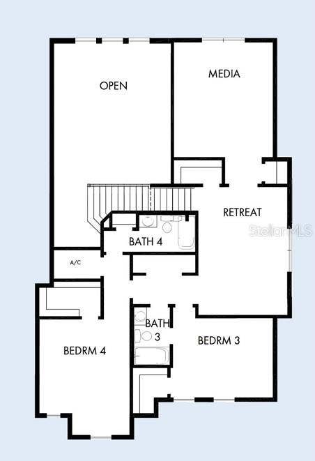 3627 BOBOLINK LANE, Orlando, FL 32803 Floor Plan Second Floor