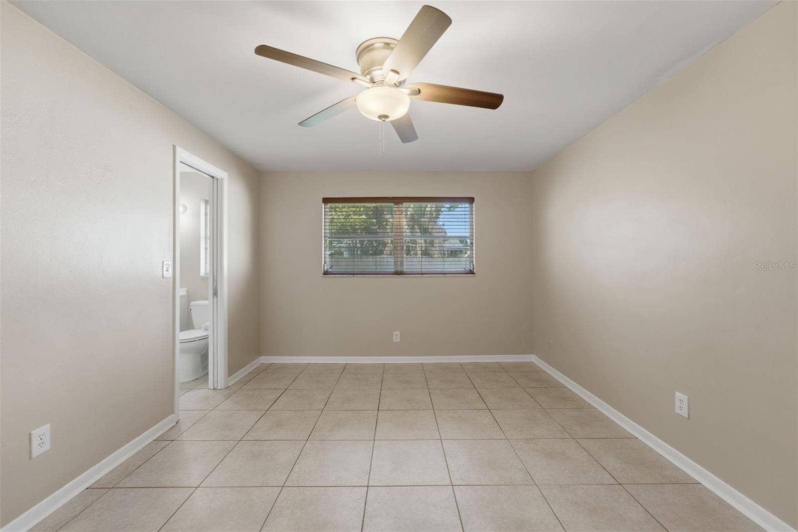 Primary suite with full bathroom