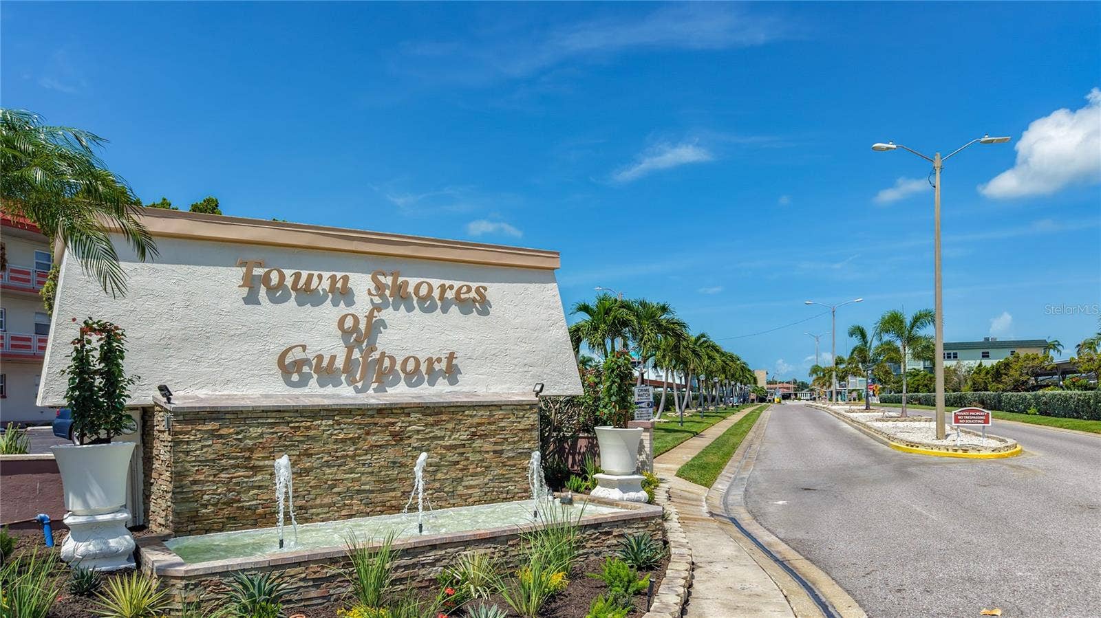 5935 30TH AVENUE S, #104, Gulfport, FL 33707 New entrance sign at TS