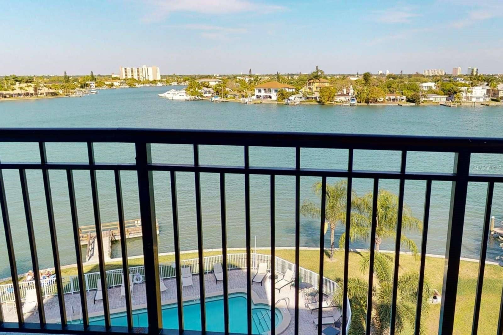 10315 GULF BOULEVARD, #409, Treasure Island, FL 33706 Wide open waterfront Intracoastal views.
