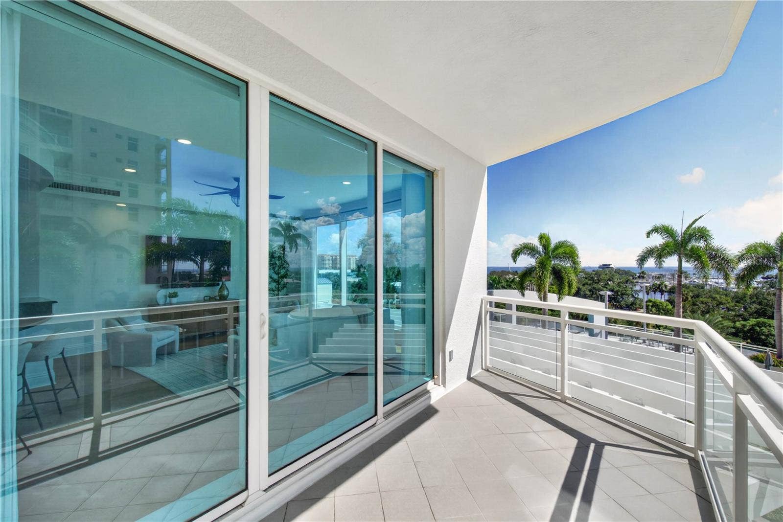 180 BEACH DRIVE NE, #502, St Petersburg, FL 33701 Family Room Balcony