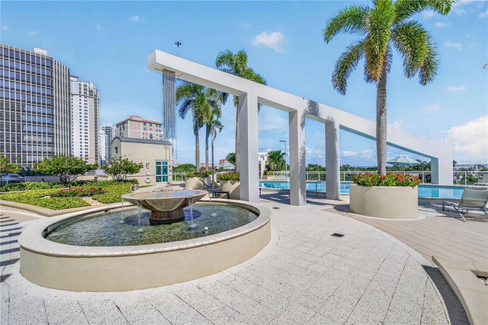 180 BEACH DRIVE NE, #502, St Petersburg, FL 33701 Resort-Caliber Pool Terrace