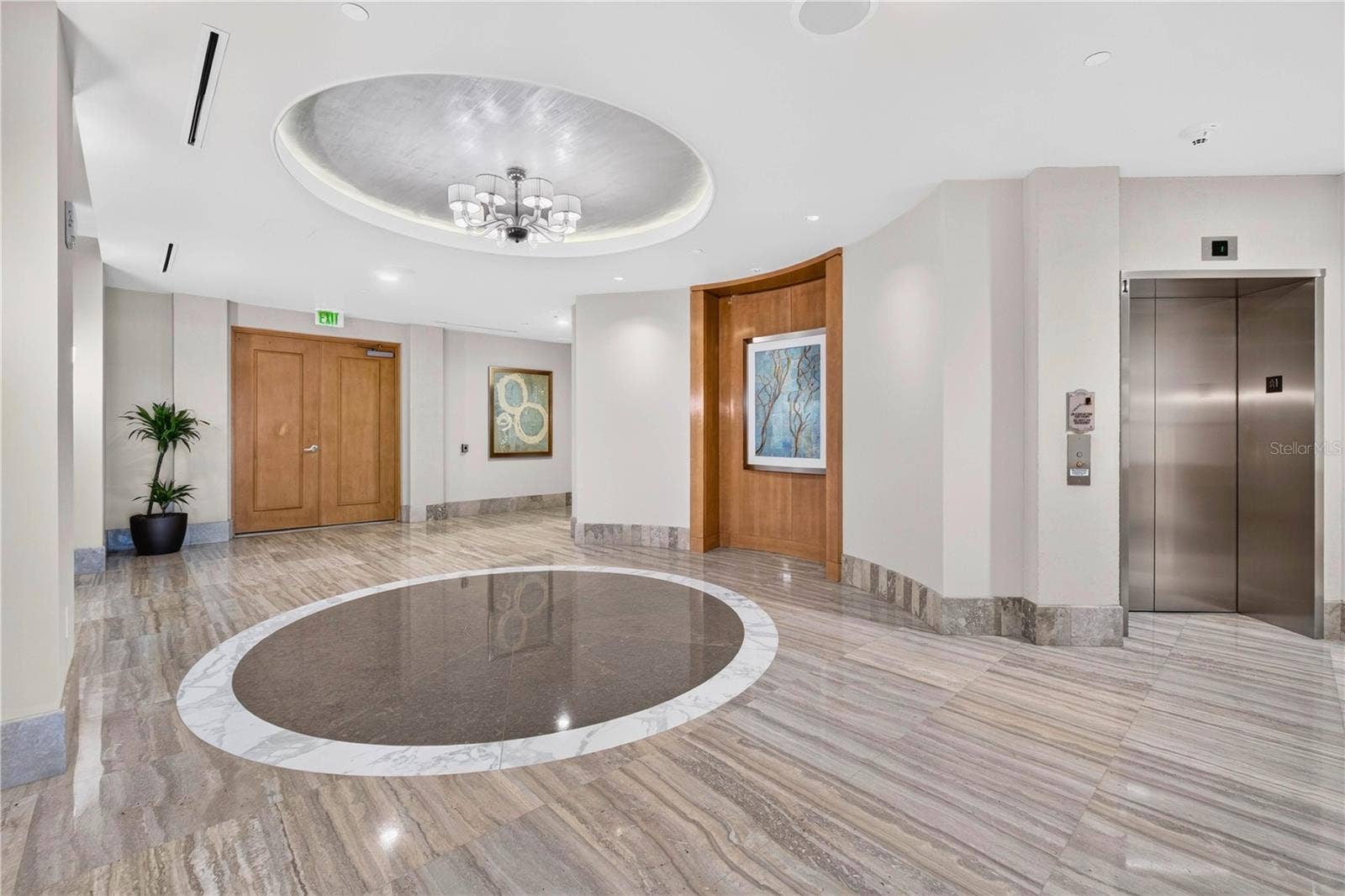 180 BEACH DRIVE NE, #502, St Petersburg, FL 33701 Formal Elevator Lobby
