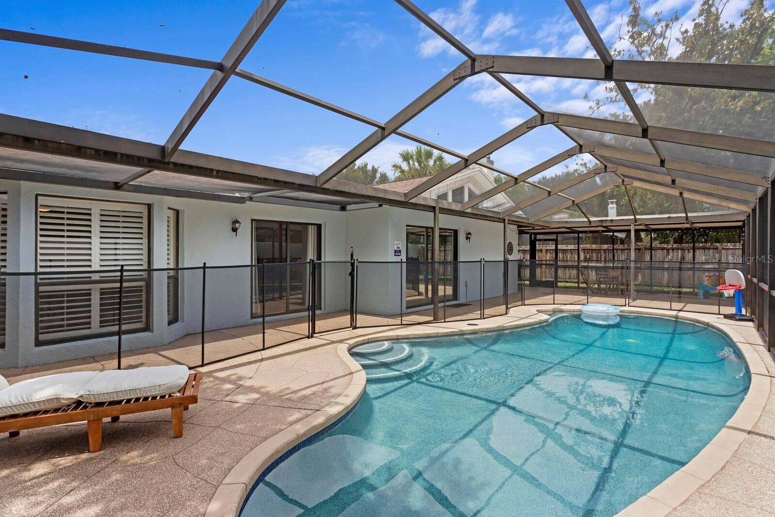 12803 RAIN FOREST STREET, Temple Terrace, FL 33617 Newer Pool Surface