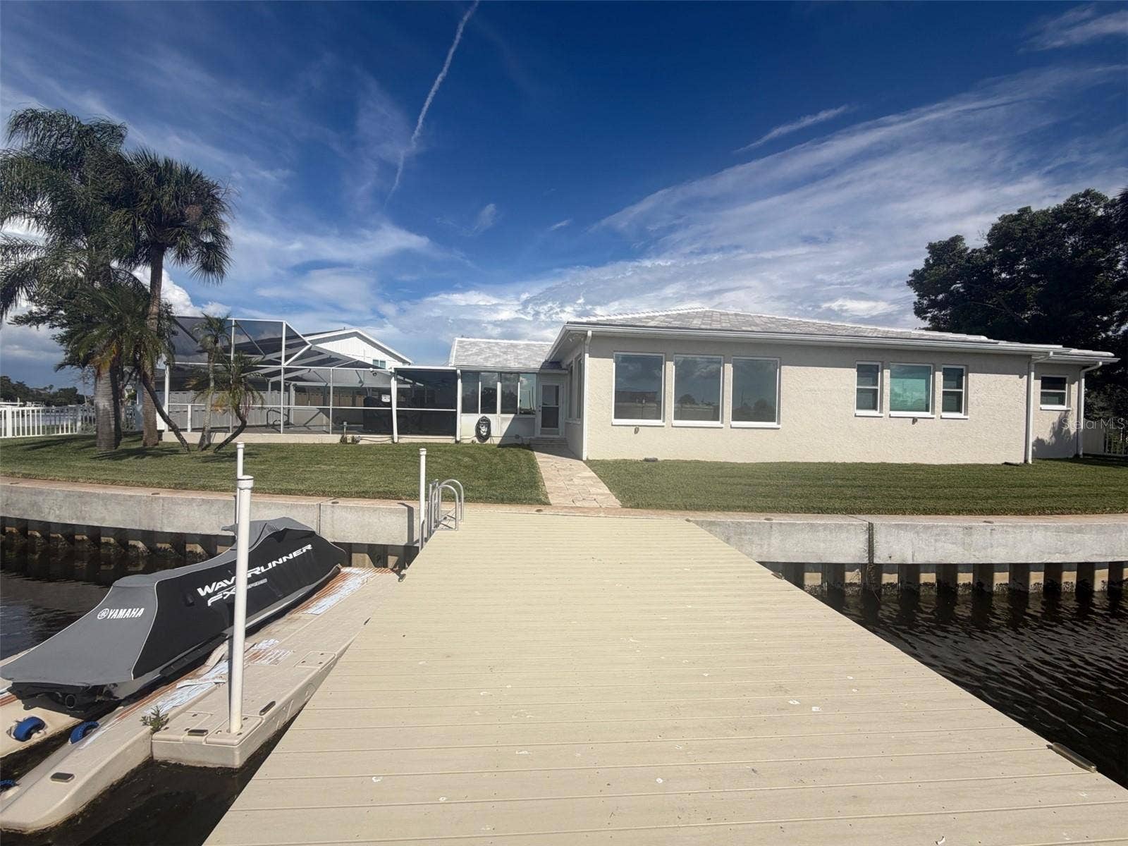 4280 13TH LANE NE, St Petersburg, FL 33703 Dock view back to the house