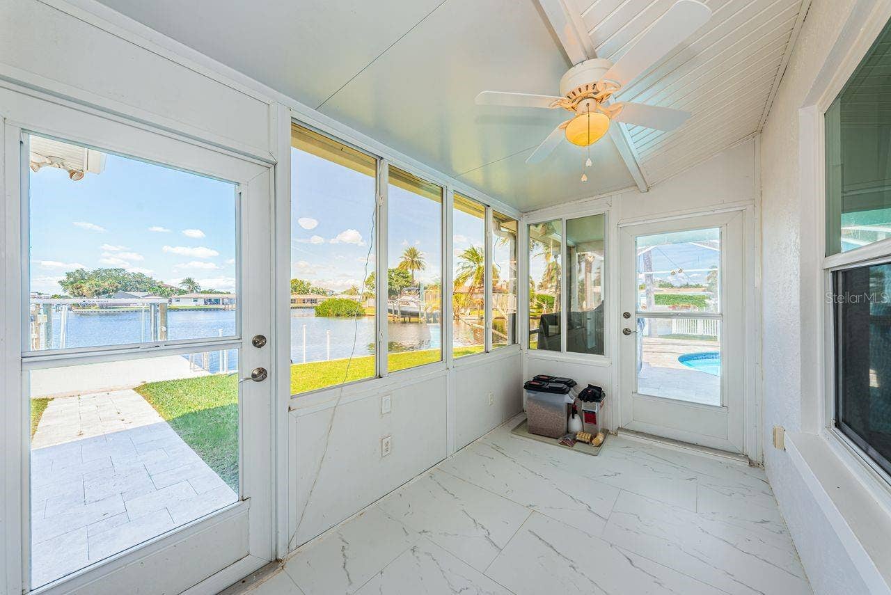 4280 13TH LANE NE, St Petersburg, FL 33703 Enclosed back porch