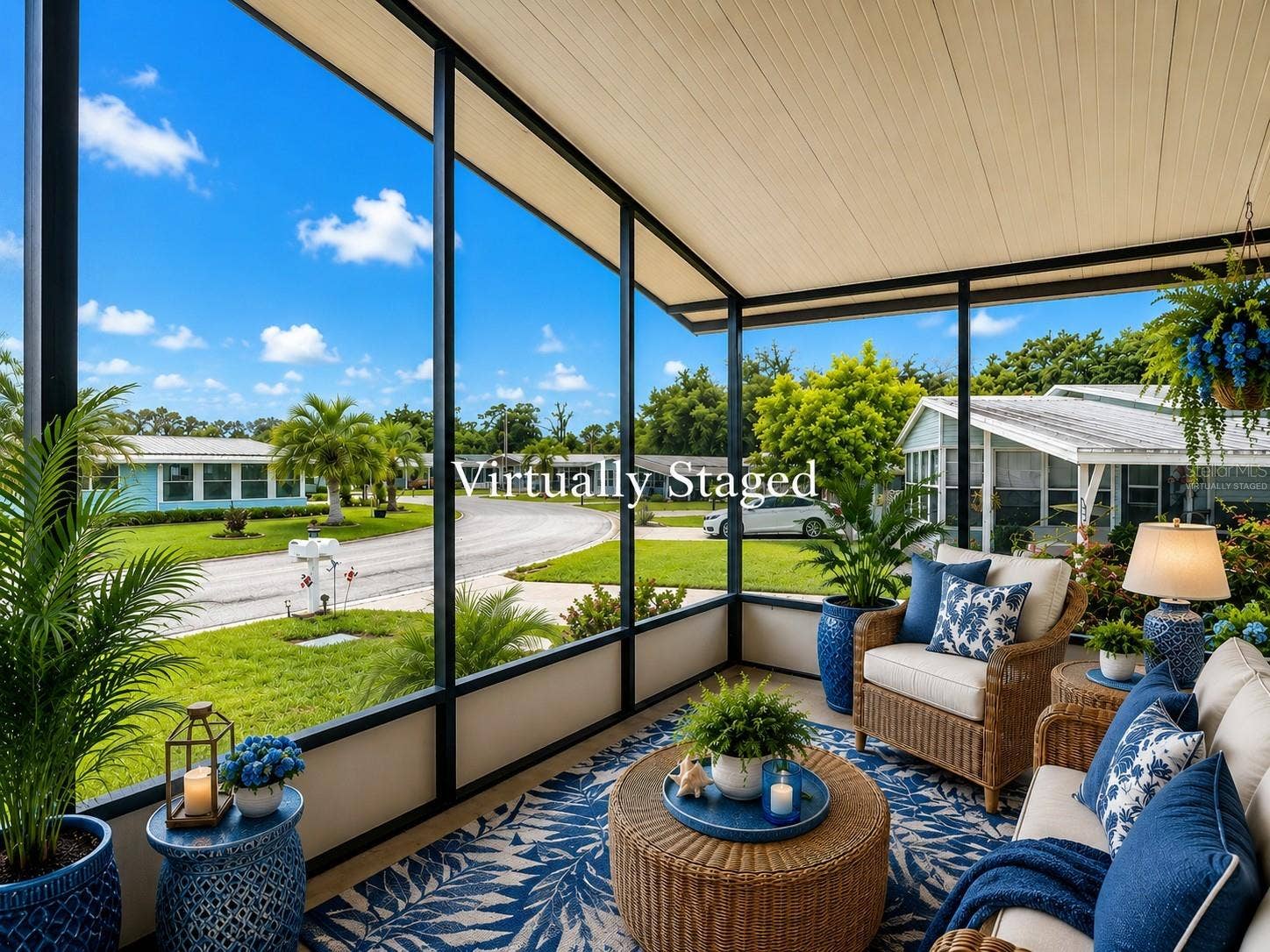 4919 BLANCO DRIVE, Zephyrhills, FL 33541 Virtually Staged Front Porch