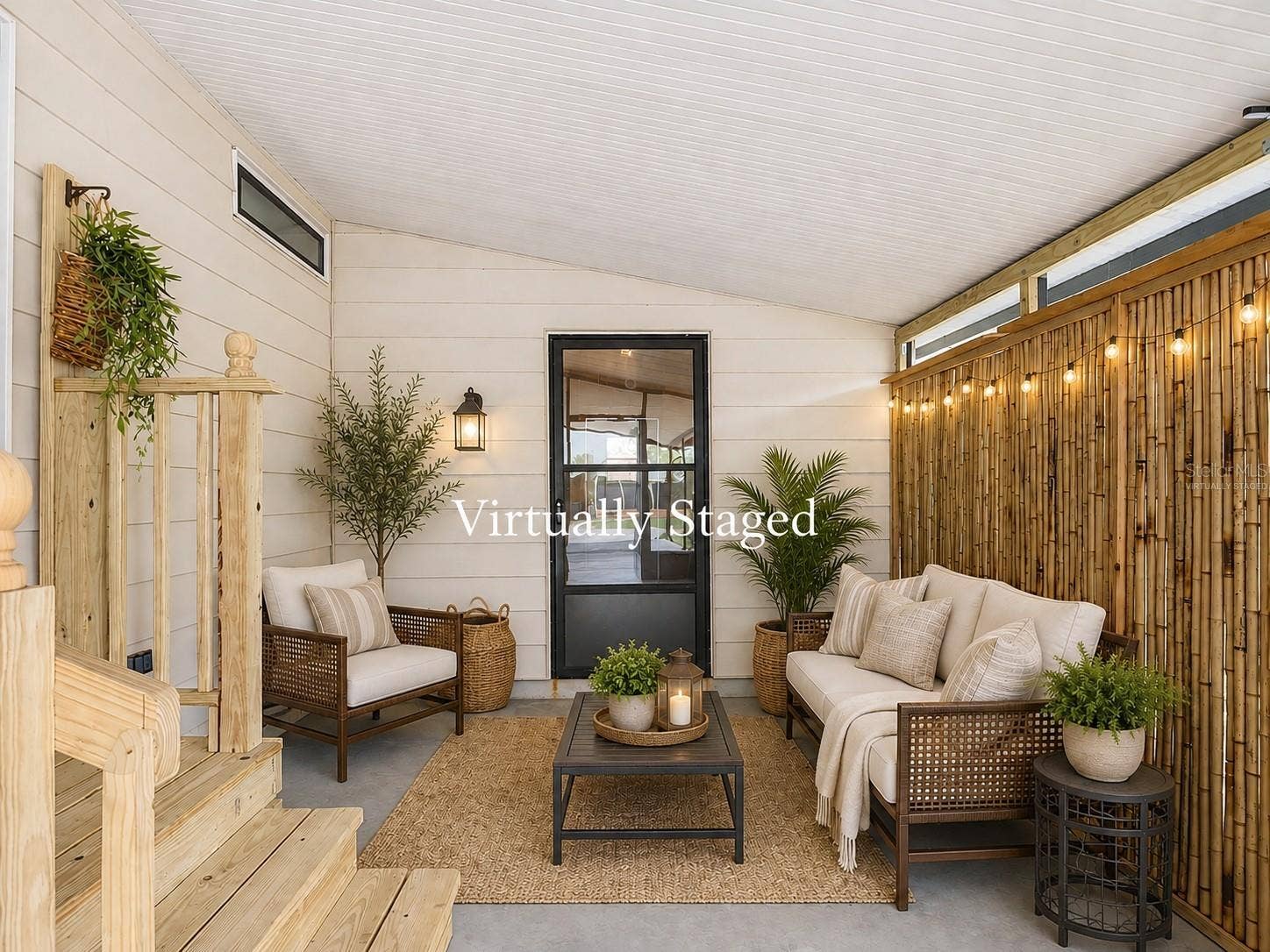 4919 BLANCO DRIVE, Zephyrhills, FL 33541 Virtually Staged Side Screen Porch