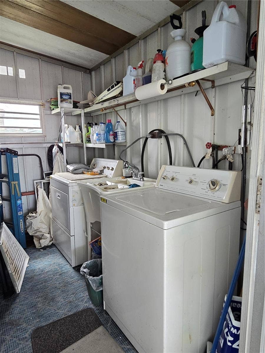 2122 WATERVIEW DRIVE, Holiday, FL 34691 Laundry Shed under carport