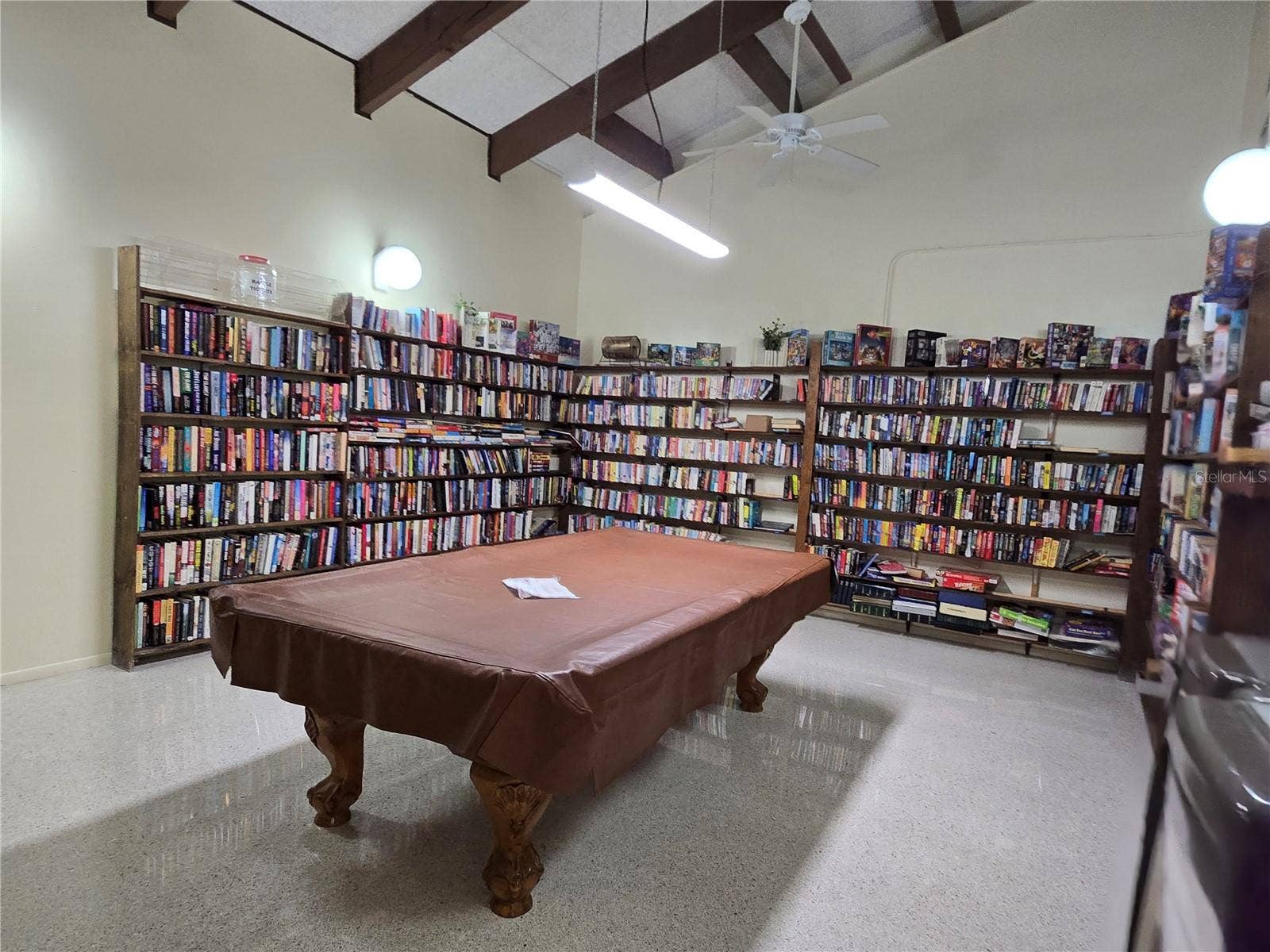 2122 WATERVIEW DRIVE, Holiday, FL 34691 Club house pool table and library