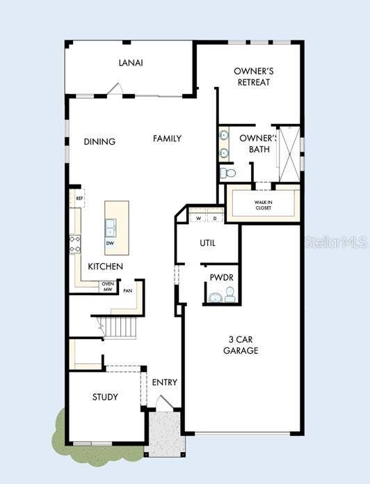 5111 CHATTAHOOCHEE BEND, St Cloud, FL 34771 Floor Plan First Floor