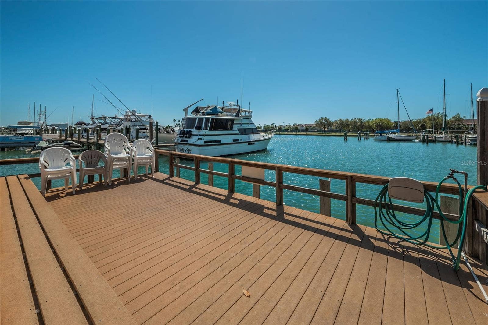 10365 PARADISE BOULEVARD, #13, Treasure Island, FL 33706 Waterfront Deck Area